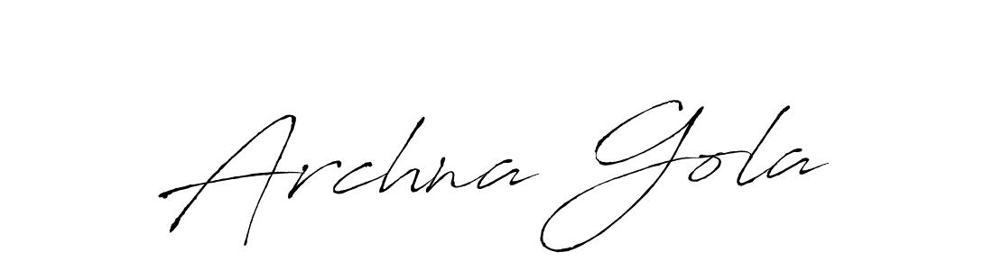 Use a signature maker to create a handwritten signature online. With this signature software, you can design (Antro_Vectra) your own signature for name Archna Gola. Archna Gola signature style 6 images and pictures png