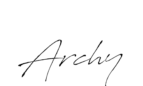 The best way (Antro_Vectra) to make a short signature is to pick only two or three words in your name. The name Archy include a total of six letters. For converting this name. Archy signature style 6 images and pictures png