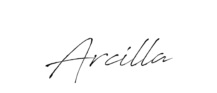 How to make Arcilla signature? Antro_Vectra is a professional autograph style. Create handwritten signature for Arcilla name. Arcilla signature style 6 images and pictures png