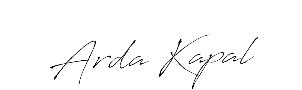 How to make Arda Kapal signature? Antro_Vectra is a professional autograph style. Create handwritten signature for Arda Kapal name. Arda Kapal signature style 6 images and pictures png