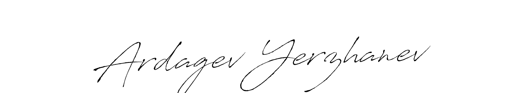 Ardagev Yerzhanev stylish signature style. Best Handwritten Sign (Antro_Vectra) for my name. Handwritten Signature Collection Ideas for my name Ardagev Yerzhanev. Ardagev Yerzhanev signature style 6 images and pictures png