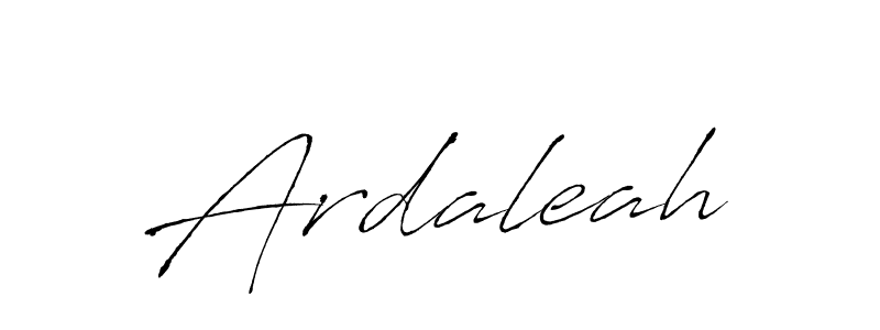 How to make Ardaleah name signature. Use Antro_Vectra style for creating short signs online. This is the latest handwritten sign. Ardaleah signature style 6 images and pictures png