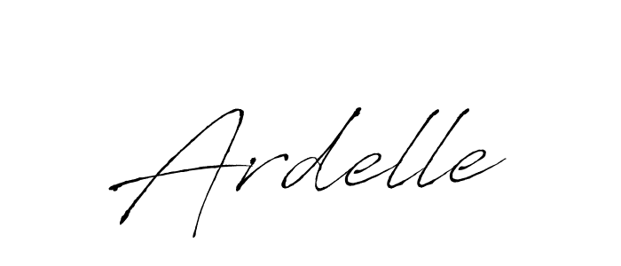 Design your own signature with our free online signature maker. With this signature software, you can create a handwritten (Antro_Vectra) signature for name Ardelle. Ardelle signature style 6 images and pictures png