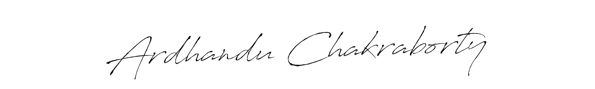 Create a beautiful signature design for name Ardhandu Chakraborty. With this signature (Antro_Vectra) fonts, you can make a handwritten signature for free. Ardhandu Chakraborty signature style 6 images and pictures png
