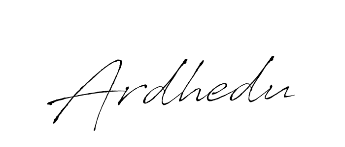 Make a beautiful signature design for name Ardhedu. With this signature (Antro_Vectra) style, you can create a handwritten signature for free. Ardhedu signature style 6 images and pictures png