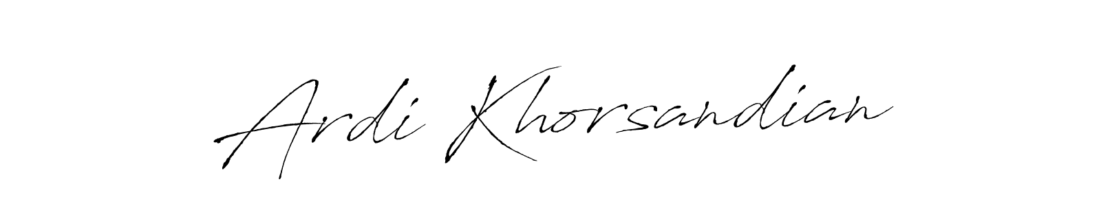 Antro_Vectra is a professional signature style that is perfect for those who want to add a touch of class to their signature. It is also a great choice for those who want to make their signature more unique. Get Ardi Khorsandian name to fancy signature for free. Ardi Khorsandian signature style 6 images and pictures png