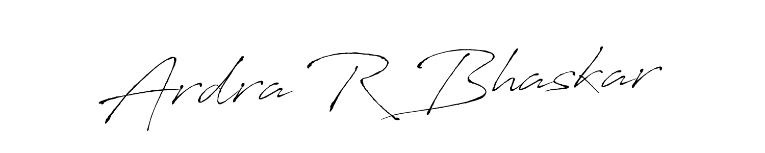 Also we have Ardra R Bhaskar name is the best signature style. Create professional handwritten signature collection using Antro_Vectra autograph style. Ardra R Bhaskar signature style 6 images and pictures png