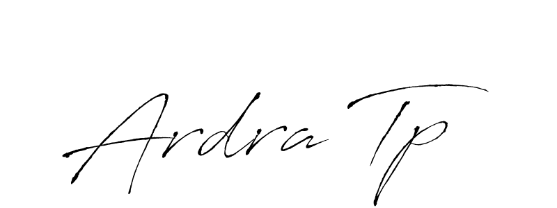 Design your own signature with our free online signature maker. With this signature software, you can create a handwritten (Antro_Vectra) signature for name Ardra Tp. Ardra Tp signature style 6 images and pictures png