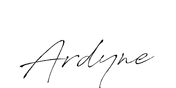 How to make Ardyne signature? Antro_Vectra is a professional autograph style. Create handwritten signature for Ardyne name. Ardyne signature style 6 images and pictures png