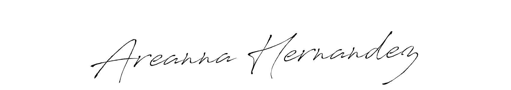 Create a beautiful signature design for name Areanna Hernandez. With this signature (Antro_Vectra) fonts, you can make a handwritten signature for free. Areanna Hernandez signature style 6 images and pictures png