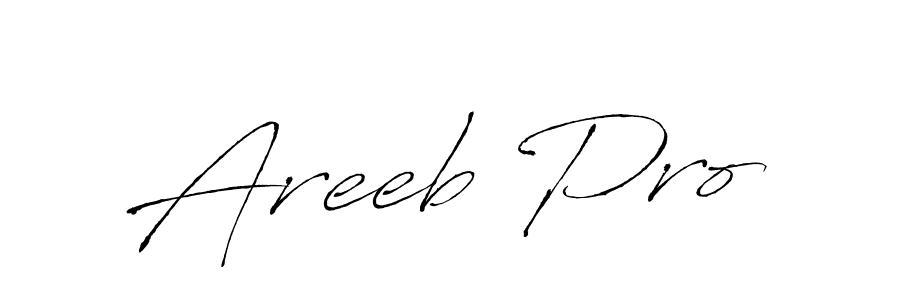 Also we have Areeb Pro name is the best signature style. Create professional handwritten signature collection using Antro_Vectra autograph style. Areeb Pro signature style 6 images and pictures png