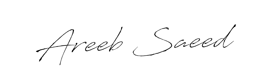 You can use this online signature creator to create a handwritten signature for the name Areeb Saeed. This is the best online autograph maker. Areeb Saeed signature style 6 images and pictures png