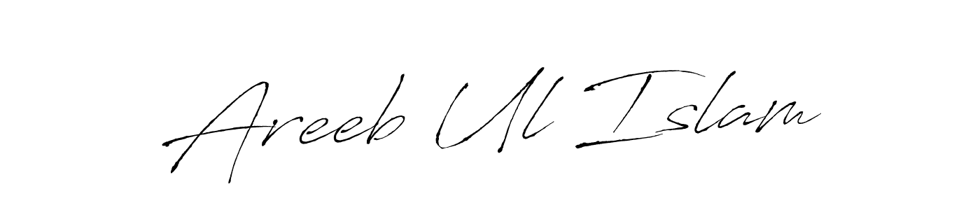 Use a signature maker to create a handwritten signature online. With this signature software, you can design (Antro_Vectra) your own signature for name Areeb Ul Islam. Areeb Ul Islam signature style 6 images and pictures png