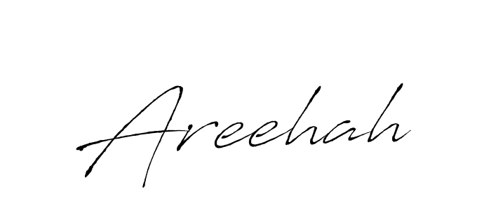 Areehah stylish signature style. Best Handwritten Sign (Antro_Vectra) for my name. Handwritten Signature Collection Ideas for my name Areehah. Areehah signature style 6 images and pictures png