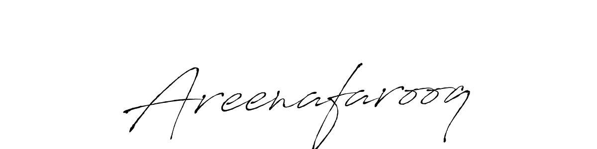 Design your own signature with our free online signature maker. With this signature software, you can create a handwritten (Antro_Vectra) signature for name Areenafarooq. Areenafarooq signature style 6 images and pictures png