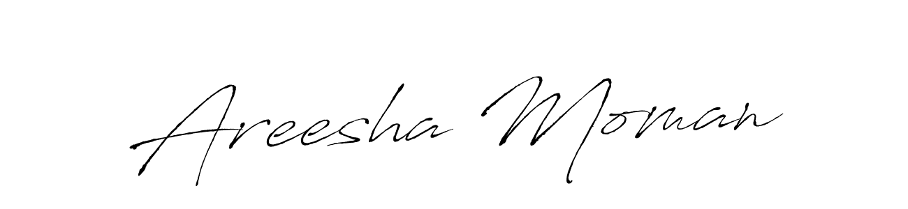 Also we have Areesha Moman name is the best signature style. Create professional handwritten signature collection using Antro_Vectra autograph style. Areesha Moman signature style 6 images and pictures png