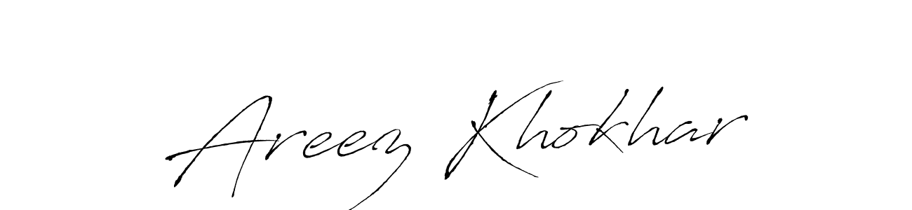 if you are searching for the best signature style for your name Areez Khokhar. so please give up your signature search. here we have designed multiple signature styles  using Antro_Vectra. Areez Khokhar signature style 6 images and pictures png