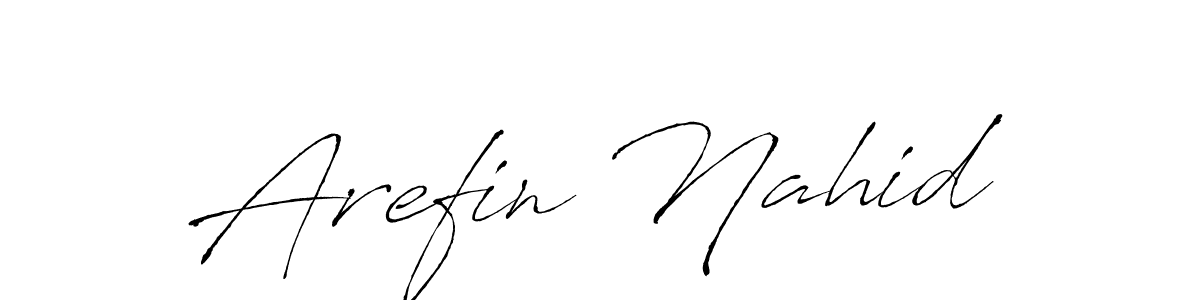 The best way (Antro_Vectra) to make a short signature is to pick only two or three words in your name. The name Arefin Nahid include a total of six letters. For converting this name. Arefin Nahid signature style 6 images and pictures png