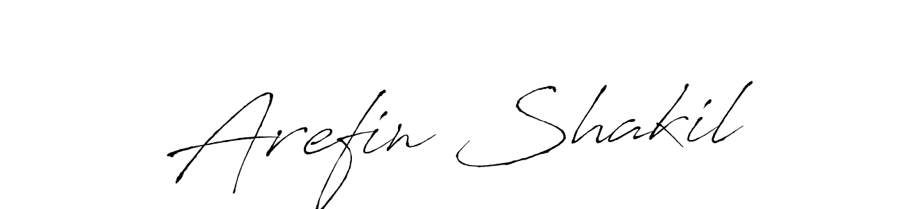 Also You can easily find your signature by using the search form. We will create Arefin Shakil name handwritten signature images for you free of cost using Antro_Vectra sign style. Arefin Shakil signature style 6 images and pictures png