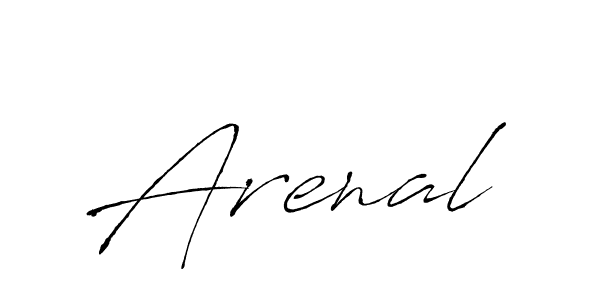 Design your own signature with our free online signature maker. With this signature software, you can create a handwritten (Antro_Vectra) signature for name Arenal. Arenal signature style 6 images and pictures png