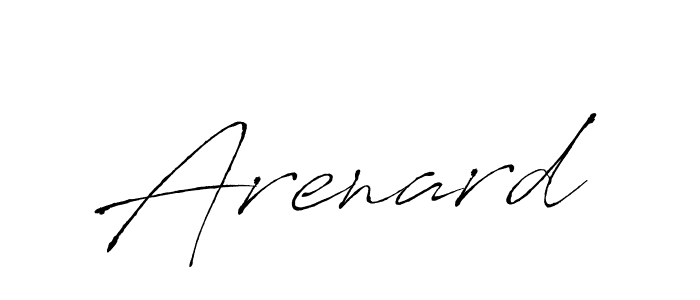 Make a beautiful signature design for name Arenard. With this signature (Antro_Vectra) style, you can create a handwritten signature for free. Arenard signature style 6 images and pictures png