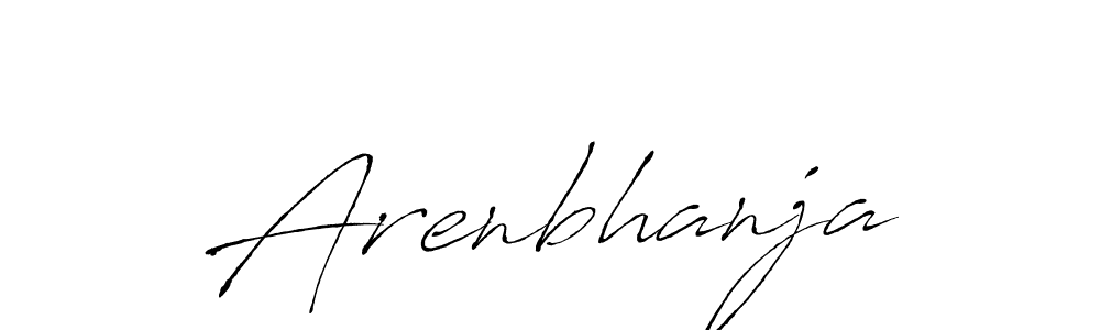 You should practise on your own different ways (Antro_Vectra) to write your name (Arenbhanja) in signature. don't let someone else do it for you. Arenbhanja signature style 6 images and pictures png