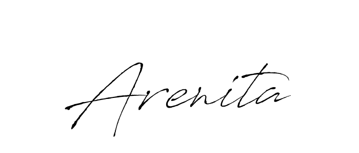 The best way (Antro_Vectra) to make a short signature is to pick only two or three words in your name. The name Arenita include a total of six letters. For converting this name. Arenita signature style 6 images and pictures png