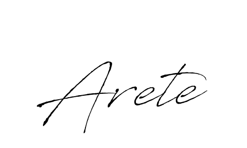 How to make Arete name signature. Use Antro_Vectra style for creating short signs online. This is the latest handwritten sign. Arete signature style 6 images and pictures png