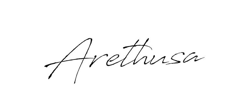 Create a beautiful signature design for name Arethusa. With this signature (Antro_Vectra) fonts, you can make a handwritten signature for free. Arethusa signature style 6 images and pictures png