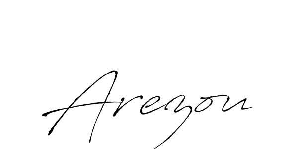 Arezou stylish signature style. Best Handwritten Sign (Antro_Vectra) for my name. Handwritten Signature Collection Ideas for my name Arezou. Arezou signature style 6 images and pictures png