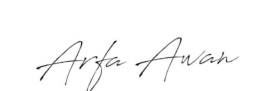 It looks lik you need a new signature style for name Arfa Awan. Design unique handwritten (Antro_Vectra) signature with our free signature maker in just a few clicks. Arfa Awan signature style 6 images and pictures png