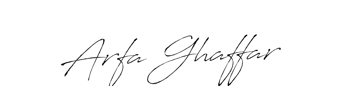 Make a beautiful signature design for name Arfa Ghaffar. Use this online signature maker to create a handwritten signature for free. Arfa Ghaffar signature style 6 images and pictures png