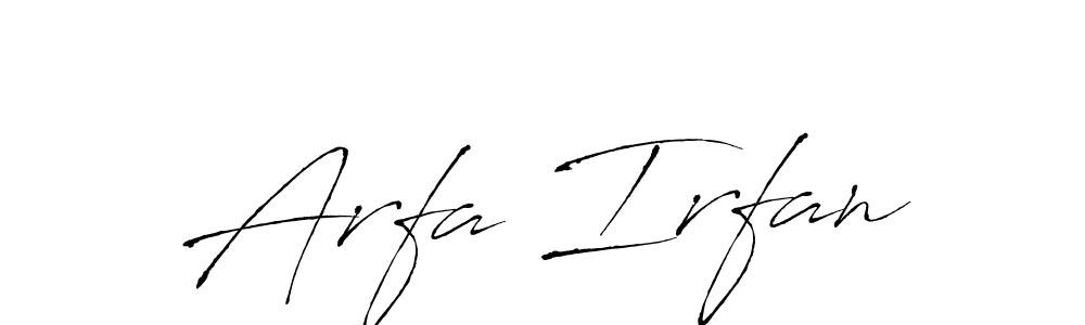 Make a beautiful signature design for name Arfa Irfan. Use this online signature maker to create a handwritten signature for free. Arfa Irfan signature style 6 images and pictures png