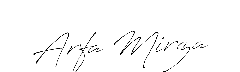 Make a beautiful signature design for name Arfa Mirza. Use this online signature maker to create a handwritten signature for free. Arfa Mirza signature style 6 images and pictures png