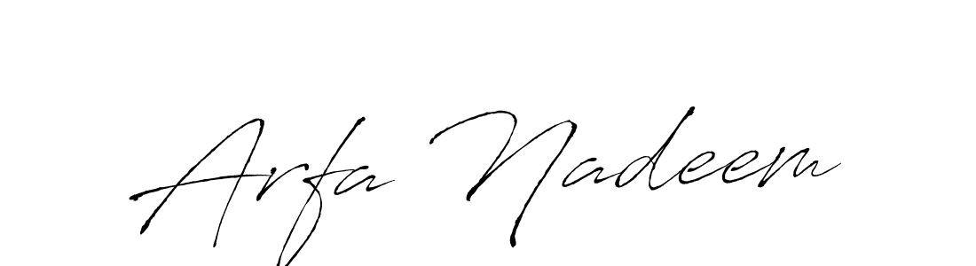 Also You can easily find your signature by using the search form. We will create Arfa Nadeem name handwritten signature images for you free of cost using Antro_Vectra sign style. Arfa Nadeem signature style 6 images and pictures png