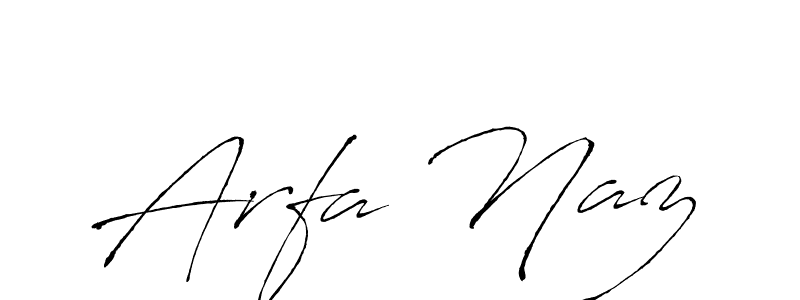 Also You can easily find your signature by using the search form. We will create Arfa Naz name handwritten signature images for you free of cost using Antro_Vectra sign style. Arfa Naz signature style 6 images and pictures png
