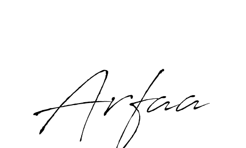 Antro_Vectra is a professional signature style that is perfect for those who want to add a touch of class to their signature. It is also a great choice for those who want to make their signature more unique. Get Arfaa name to fancy signature for free. Arfaa signature style 6 images and pictures png