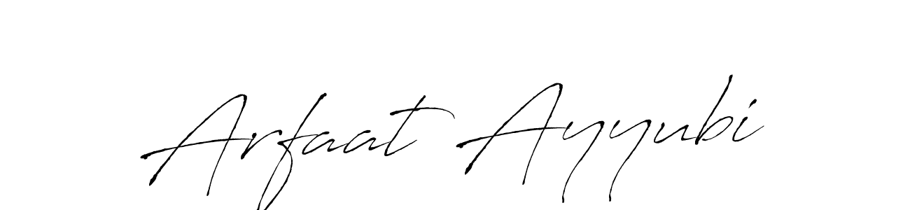 The best way (Antro_Vectra) to make a short signature is to pick only two or three words in your name. The name Arfaat Ayyubi include a total of six letters. For converting this name. Arfaat Ayyubi signature style 6 images and pictures png