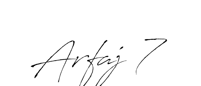 You should practise on your own different ways (Antro_Vectra) to write your name (Arfaj 7) in signature. don't let someone else do it for you. Arfaj 7 signature style 6 images and pictures png