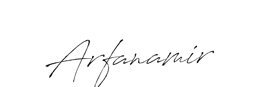 It looks lik you need a new signature style for name Arfanamir. Design unique handwritten (Antro_Vectra) signature with our free signature maker in just a few clicks. Arfanamir signature style 6 images and pictures png