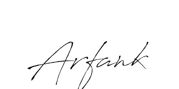Make a beautiful signature design for name Arfank. Use this online signature maker to create a handwritten signature for free. Arfank signature style 6 images and pictures png