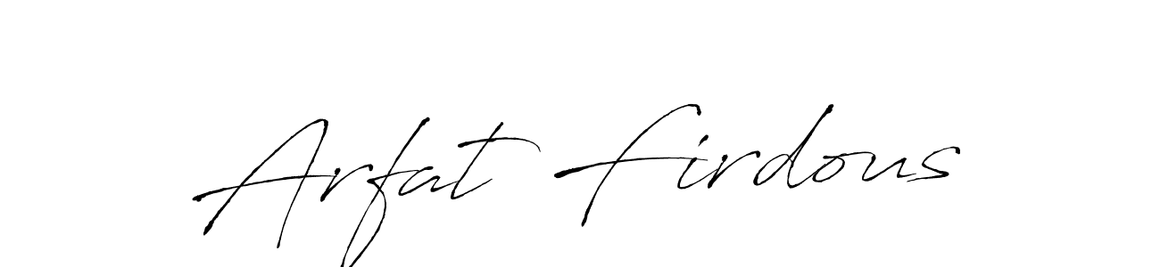 Here are the top 10 professional signature styles for the name Arfat Firdous. These are the best autograph styles you can use for your name. Arfat Firdous signature style 6 images and pictures png