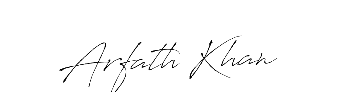 The best way (Antro_Vectra) to make a short signature is to pick only two or three words in your name. The name Arfath Khan include a total of six letters. For converting this name. Arfath Khan signature style 6 images and pictures png