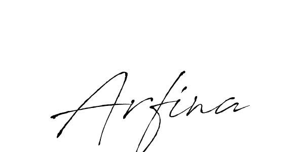 The best way (Antro_Vectra) to make a short signature is to pick only two or three words in your name. The name Arfina include a total of six letters. For converting this name. Arfina signature style 6 images and pictures png