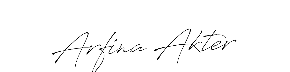 It looks lik you need a new signature style for name Arfina Akter. Design unique handwritten (Antro_Vectra) signature with our free signature maker in just a few clicks. Arfina Akter signature style 6 images and pictures png