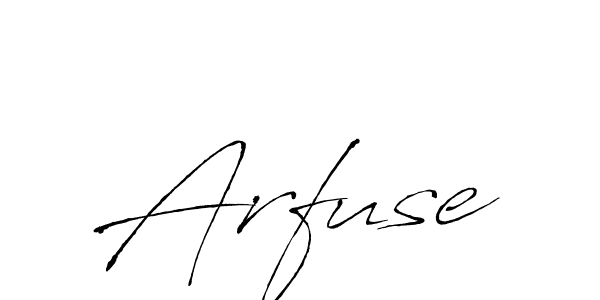 How to make Arfuse signature? Antro_Vectra is a professional autograph style. Create handwritten signature for Arfuse name. Arfuse signature style 6 images and pictures png