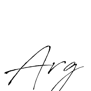 You should practise on your own different ways (Antro_Vectra) to write your name (Arg) in signature. don't let someone else do it for you. Arg signature style 6 images and pictures png