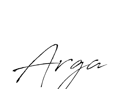 Make a beautiful signature design for name Arga. With this signature (Antro_Vectra) style, you can create a handwritten signature for free. Arga signature style 6 images and pictures png