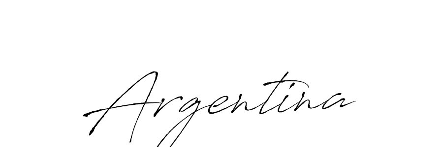 Make a beautiful signature design for name Argentina. With this signature (Antro_Vectra) style, you can create a handwritten signature for free. Argentina signature style 6 images and pictures png