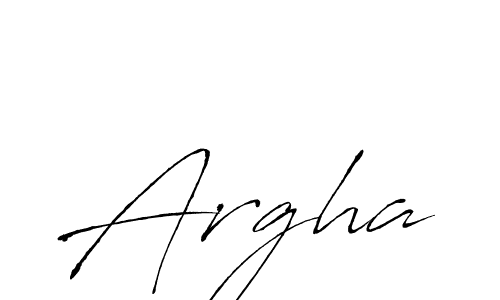 Design your own signature with our free online signature maker. With this signature software, you can create a handwritten (Antro_Vectra) signature for name Argha. Argha signature style 6 images and pictures png